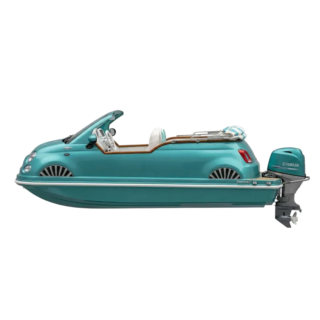 Fiat 500 Boat — Self Drive — St Thomas Bay, Marsaskala, Malta Fiat 500 Boat — Self Drive — St Thomas Bay, Marsaskala, Malta
