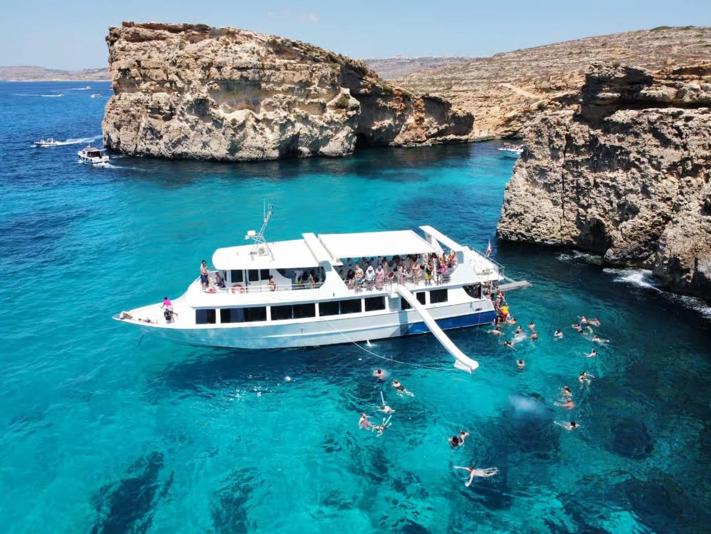 Comino & Blue Lagoon — Full Day Trip — St Julian's → Comino Island, Malta, Malta Comino & Blue Lagoon — Full Day Trip — St Julian's → Comino Island, Malta, Malta